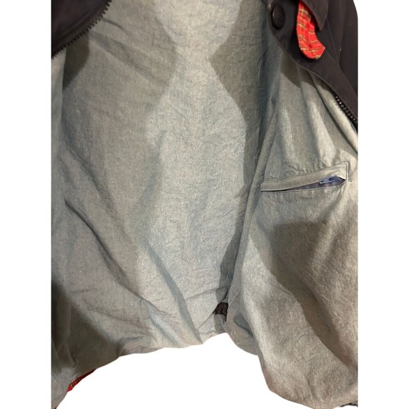Classic Prep VTG 90s Nautica Mens Jacket Size L Red Plaid Blue Logo Windbreaker‎ - Picture 4 of 4